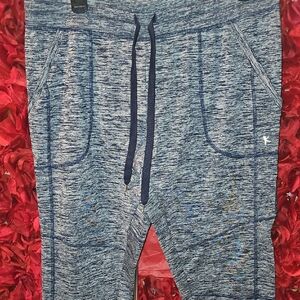 Danskin Now Blue Heathered Activewear Pants Size Large
